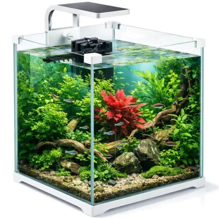 Акваріум, комплект Kruger Meier Shrimp!One Pro 30 білий 15 л. 24x25x26.5 см — Фото 2