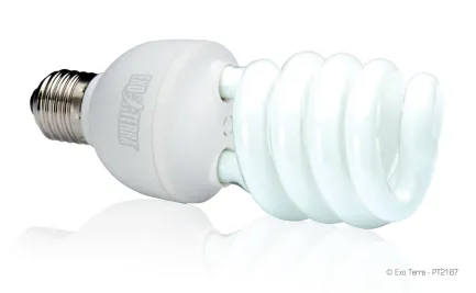 Лампа тераріумна Exo Terra Repti GLO 5.0 для тропічних рептилій, ультрафіолетова, люмінесцентна, 26 W, E27 (для опромінення) — Фото 1