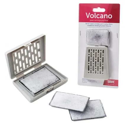 Savic Volcano Filters САВІК ВУЛКАН фільтри для фонтану напувалки для собак та котів Біло-сірий