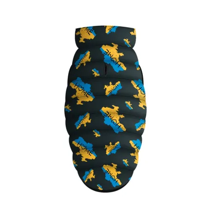 Курточка для собак WAUDOG Clothes малюнок "Дім", M45, В 61-65 см, С 38-42 см — Фото 1