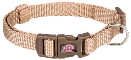 Нашийник Trixie Premium для собак, нейлон, XS–S: 22–35 см/10 мм, караКрейдаь