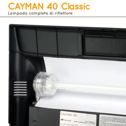 Ferplast CAYMAN 40 CLASSIC Акваріум чорний — Фото 5