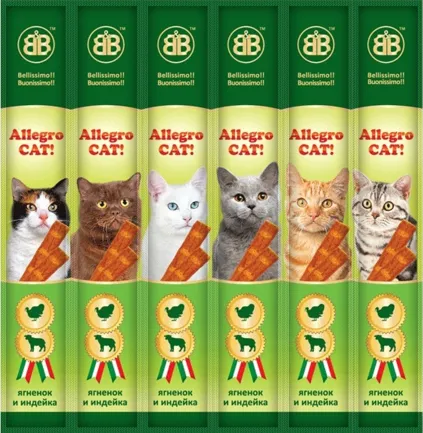 Жувальні ковбаски Allegro Cat індичка