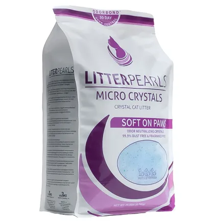 Litter Pearls Micro Crystals ЛІТТЕР ПЕРЛС МІКРО КРІСТАЛС кварцовий силікагелевий наповнювач для туалетів котів 4,76 кг