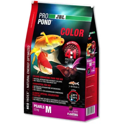 Корм JBL ProPond Color M для посилення забарвлення у вряди середнього розміру, 2.5 кг