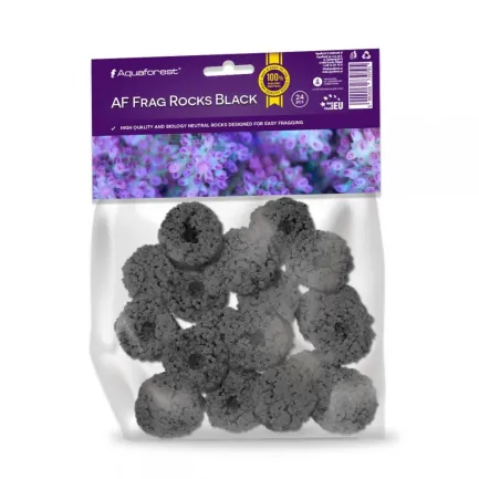 Плашки для посадки коралів Aquaforest Frag Rocks Black 24шт (739795)