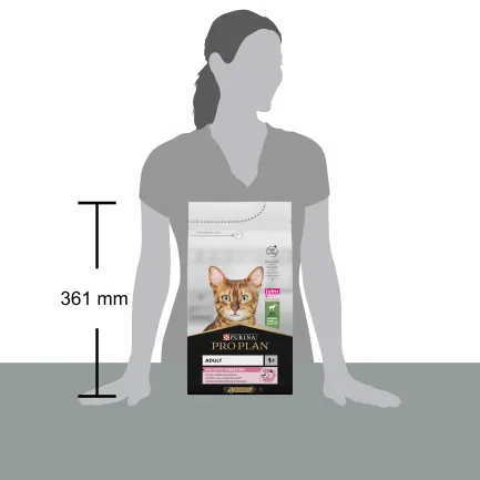 Сухий корм PRO PLAN Adult 1+ Delicate Digestion для дорослих котів з чутливим травленням та вибагливих до їжі з ягням 1,5 кг — Фото 3