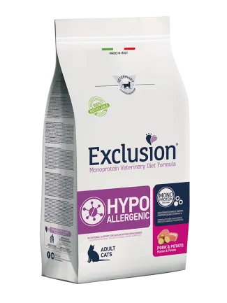 Exclusion Hypoallergenic зі свининою для котів з харчовою алергією 1,5 кг