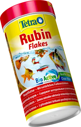 Корм Tetra Rubin Flakes для акваріумних рибок, для забарвлення, 52 г (пластівці) — Фото 1