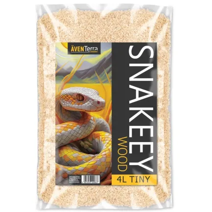 Натуральна деревна підстилка Aventerra Sweden SNAKEEY Wood Tiny 4 л для гризунів і змій — Фото 9