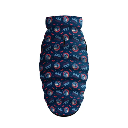 Курточка для собак WAUDOG Clothes з малюнком "Бетмен червоно-блакитний", M40, В 63-67 см, С 39-43 см — Фото 1