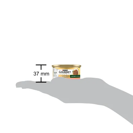 Вологий корм GOURMET Gold "Соковита насолода" для дорослих котів з лососем 85 г — Фото 3