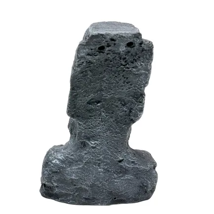 Декорація Hobby Moai Ora 2 15×12×22см - статуя Моаї з укриттям для акваріума і тераріуму (41718) — Фото 4