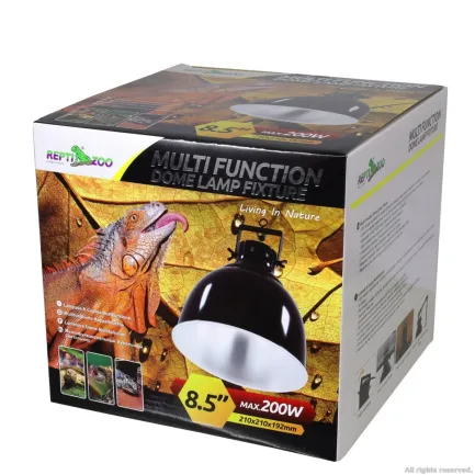 Світильник глибокий рефлекторний Repti-Zoo Big Multi Dome 200W (RL18) — Фото 8