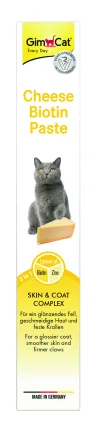 Паста для котів GimCat Cheese Biotin Paste cирна з біотином, 100 г — Фото 2