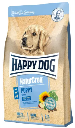 Сухий корм Happy Dog Naturcroq Puppy для цуценят з 4 тиж. - 6 міс. всіх порід, 15 кг,60514