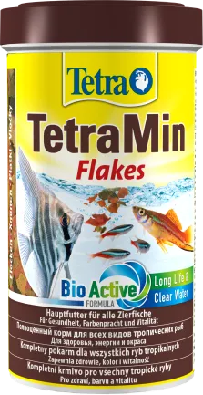 Корм Tetra Min Flakes для акваріумних рибок, 100 г (пластівці)