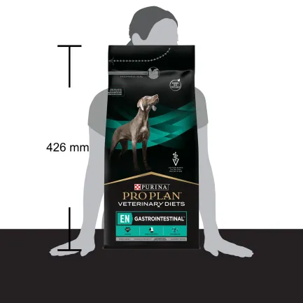 Сухий дієтичний корм PRO PLAN VETERINARY DIETS EN Gastrointestinal для дорослих собак та цуценят для усунення розладів травлення 1,5 кг — Фото 3