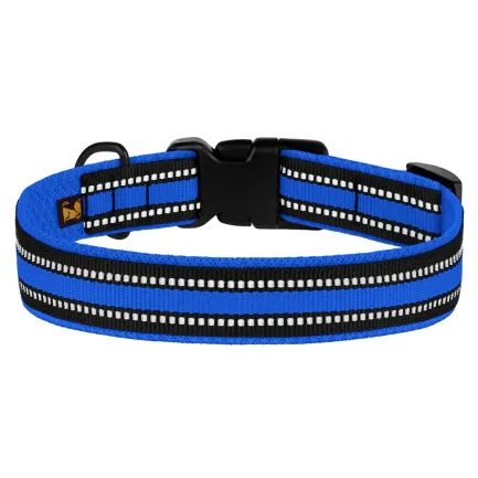 Нашийник для Собак BronzeDog Mesh c Пластиковою Пряжкою Синій L — Фото 1