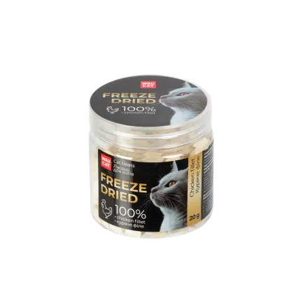 Ласощі для котів WAUCAT Treats Freeze dried Куряче філе, 20 г — Фото 1
