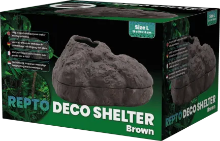 Декорація для акваріума REPTO DECO SHELTER BROWN L (R5100310) — Фото 2
