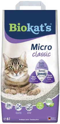 Наповнювач для котячого туалету Biokat's Micro Classic 6 л