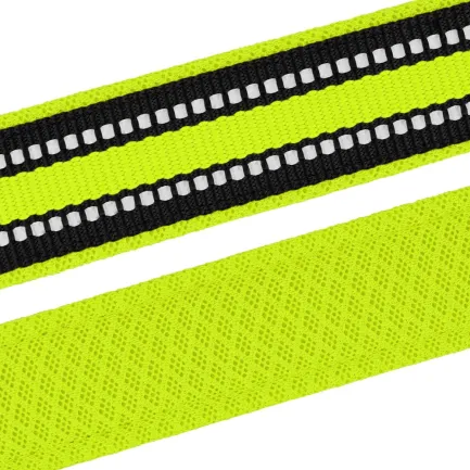 Нашийник для Собак BronzeDog Mesh c Пластиковою Пряжкою Лимонний XL — Фото 2