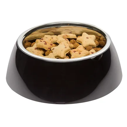 Ferplast JOLIE L BLACK BOWL Годівниця, пластик, метал — Фото 2