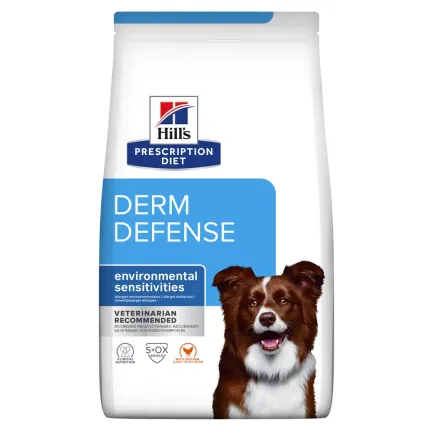 Hill’s Prescription Diet Derm Defense Сухий корм при атопічному дерматиті у собак, з куркою, 1,5 кг