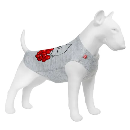 Майка для собак WAUDOG Clothes малюнок "Калина", S40, B 50-56 см, С 29-34 см