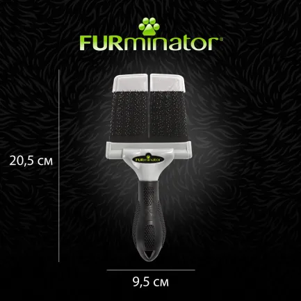Щітка-пуходерка FURminator для котів і собак, жорстка — Фото 8
