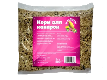 Корм Мій Пухнастик, для канарок, 500 г