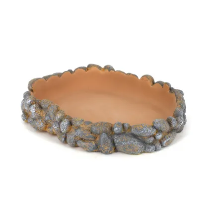 Поїлка для рептилій Hobby Drinking bowl Pebbles M 21x16x3,5см (36401) — Фото 3
