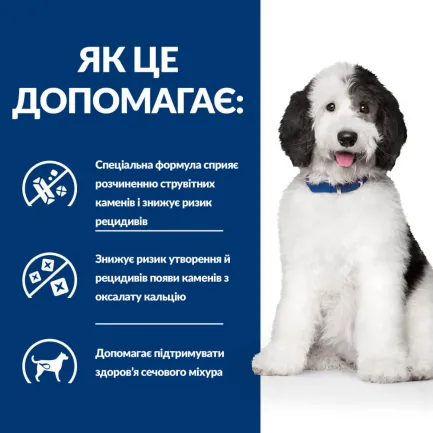 Hill's Prescription Diet c/d Сухий корм для собак догляд за сечовидільною системою, з куркою, 1,5 кг — Фото 4