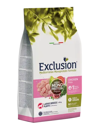 Exclusion Puppy Chicken Large Breed корм для цуценят великих порід з куркою 12 кг