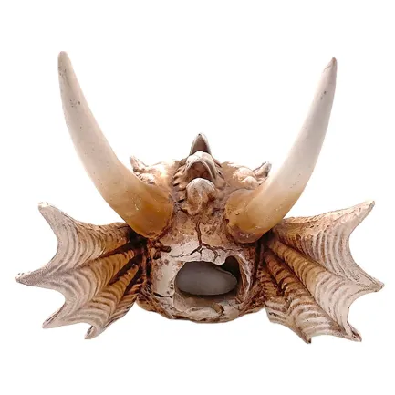 Декорація череп дракона Hobby Dragon Skull M 19,5×14,5×13,5 см для акваріума і тераріума (32075) — Фото 2