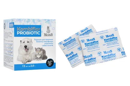 Комбіфлор пробіотик (Kombiflor Probiotic) порошок для підтримки балансу мікрофлори кишечника собак та котів MODES