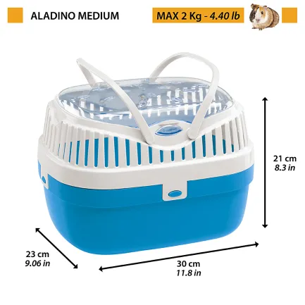 Ferplast CARRIER ALADINO MEDIUM Контейнер для транспорт мал тварин — Фото 1