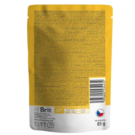 Вологий корм Brit Care Mini для собак, з філе кролика та лосося в соусі, 85 г — Фото 2
