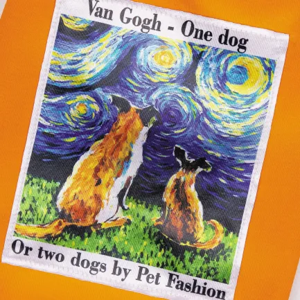 Футболка Pet Fashion «Art» для собак, розмір XS, помаранчева — Фото 3