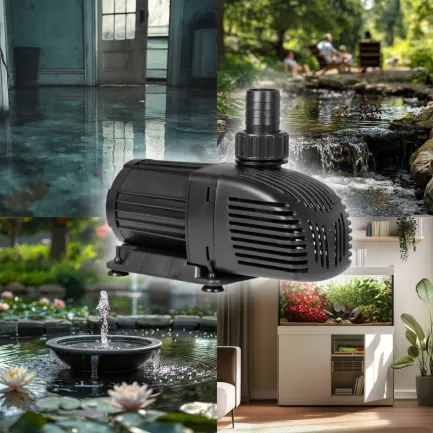 Енергоефективний насос для ставка Kruger Meier StreamPulse Pond 13000 л/год із захистом — Фото 5