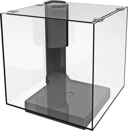Акваріум скляний з підставкою чорний SF QUBIQ 15 BLACK EMPTY TANK + BASE (A4050741)