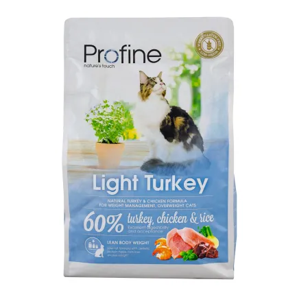 Сухий корм Profine Light для котів із зайвою вагою, з індичкою та куркою, 2 кг — Фото 2