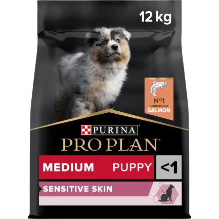 Сухий корм PRO PLAN Medium Puppy <1 Sensitive Skin для цуценят середніх порід з чутливою шкірою з лососем 12 кг — Фото 4