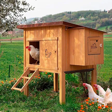 Ferplast CAGE HEN HOUSE 10 Будинок для курей, дерев'яний — Фото 3
