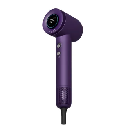 Tauro Pro Line Ручний фен для сушіння шерсті домашніх тварин з технологією генерації негативних іонів з вилкою ЄС, темно-фіолетовий