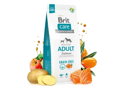 Сухий корм Brit Care Dog Grain-free Adult для собак малих і середніх порід, беззерновий з лососем, 3 кг — Фото 5