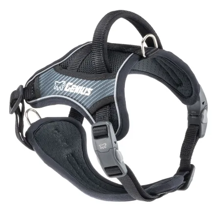 Ferplast GENIUS SMALL BLACK HARNESS нейлонова шлея для тварин чорна — Фото 3