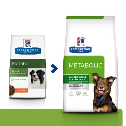 Hill's Prescription Diet Metabolic Сухий корм для собак для контролю та зниження ваги, з куркою, 1,5 кг — Фото 1