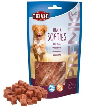 Ласощі Trixie Premio Duck Softies для собак, з м'яса качки, 100 г — Фото 1